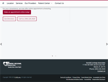Tablet Screenshot of kendallurology.com